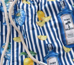 MC2 SAINT BARTH Costumi<Costume bagno righe gin tonic lemon