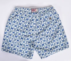 MC2 SAINT BARTH Costumi<Costume indian floreal bianco blu