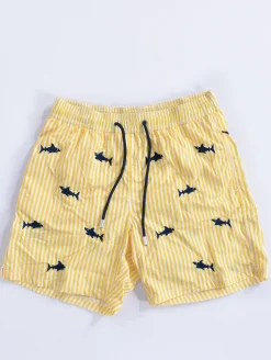 MC2 SAINT BARTH Costumi<Costume righe squali giallo