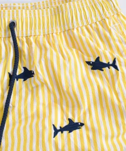 MC2 SAINT BARTH Costumi<Costume righe squali giallo