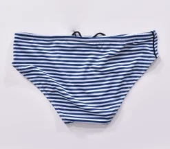 MC2 SAINT BARTH Costumi<Costume slip righe bianco blu Cayo