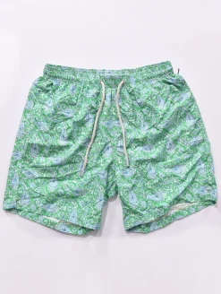 MC2 SAINT BARTH Costumi<Costume verde paisley flower damascato