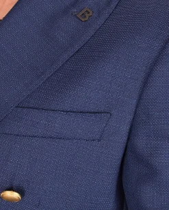 BRERAS Milano Giacche<Giacca Breras doppiopetto Firenze blu royal fresco lana