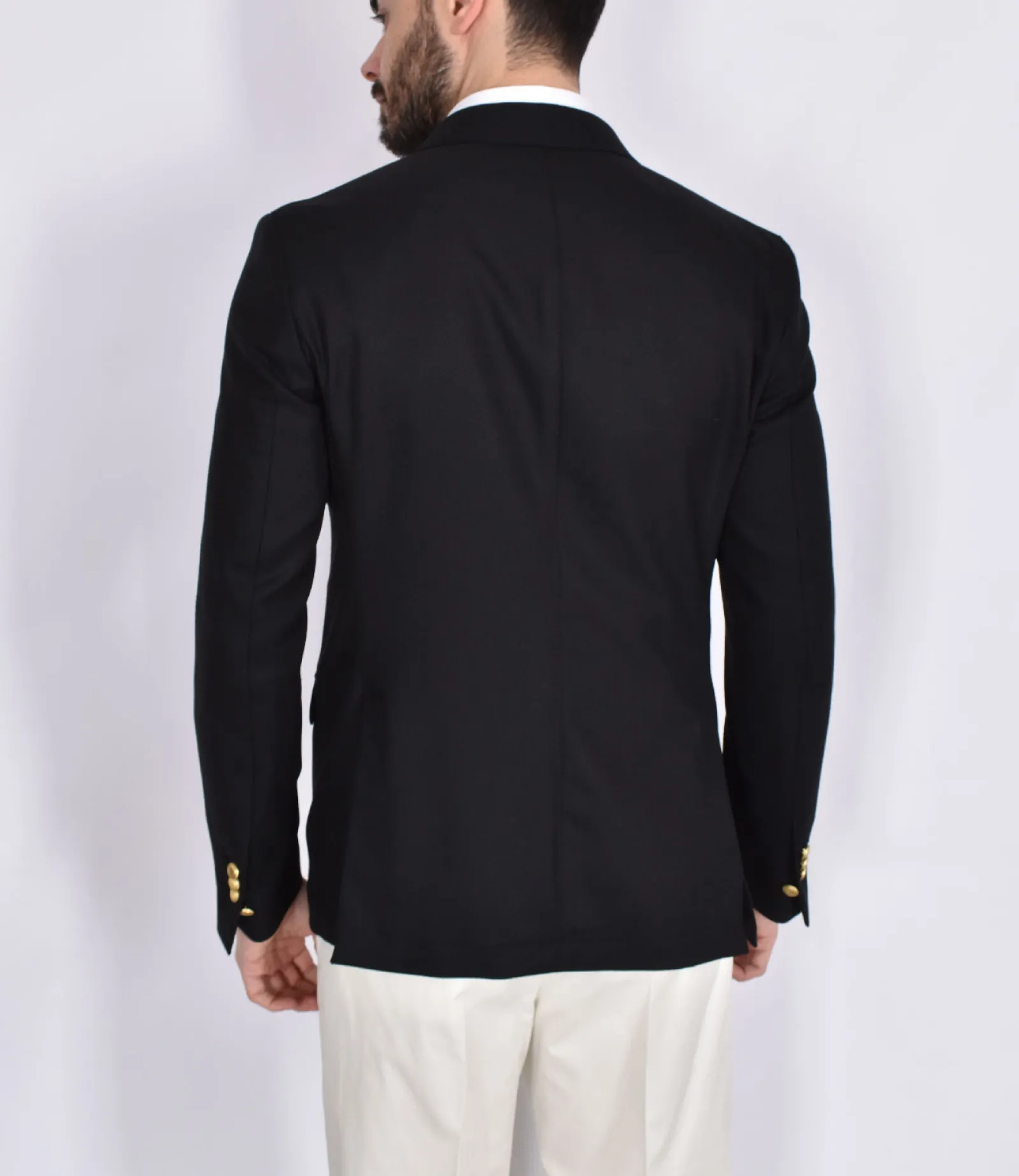 BRERAS Milano Giacche<Giacca Breras nero Aquila Vitale Barberis Canonico fresco lana