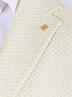 TAGLIATORE Giacche<Giacca maglia beige panna G-Dakar