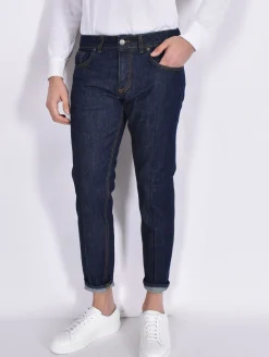 BE ABLE Jeans<Jeans Davis shorter blu scuro basic