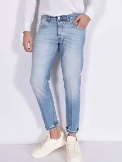 BE ABLE Jeans<Jeans Davis shorter blu chiaro sfumato LR