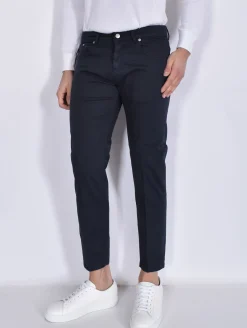 BE ABLE Jeans<Jeans Davis Shorter blu notte BRT cotone leggero