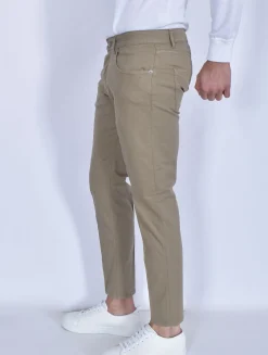 BE ABLE Jeans<Jeans Davis Shorter fango BRT cotone leggero