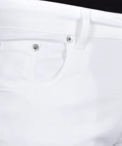 BE ABLE Jeans<Jeans Davis Shorter bianco BRT cotone leggero