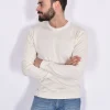 DANIELE FIESOLI Maglie<Maglia primaverile giza ultrasoft ecru