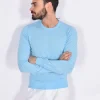 GRAN SASSO Maglie<Maglia maniche lunghe organic cotton azzurro