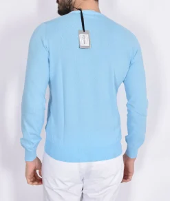 GRAN SASSO Maglie<Maglia maniche lunghe organic cotton azzurro
