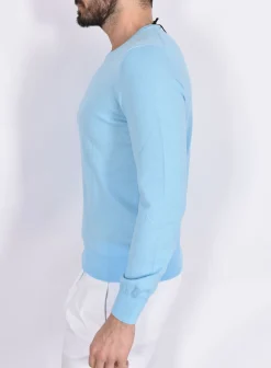 GRAN SASSO Maglie<Maglia maniche lunghe organic cotton azzurro