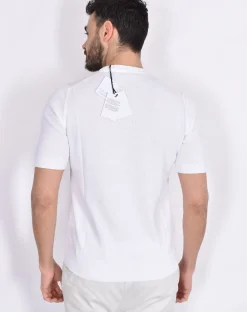 GRAN SASSO Maglie<Maglia mezza manica cotton egyptian bianco