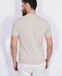 GRAN SASSO Maglie<Maglia mezza manica organic cotton beige sabbia