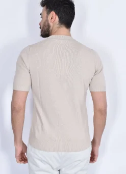 GRAN SASSO Maglie<Maglia mezza manica cotton egyptian beige