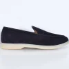 HENDERSON Scarpe<Mocassini suede oceano blu
