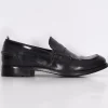 OFFICINE CREATIVE Scarpe<Mocassini fatte a mano neri pelle Balance