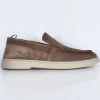 OFFICINE CREATIVE Scarpe<Mocassini barca camoscio marrone BOnes