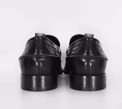 OFFICINE CREATIVE Scarpe<Mocassini fatte a mano neri pelle Balance