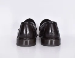 CLAUDIO MARINI Scarpe<Mocassini vintage artigianali pelle testa di moro
