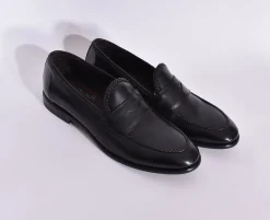 CLAUDIO MARINI Scarpe<Mocassini vintage artigianali pelle nero