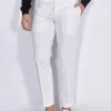 BE ABLE Pantaloni<Pantalone Alexander shorter bianco RS