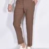 BE ABLE Pantaloni<Pantalone Alexander Shorter tabacco MT fresco lana