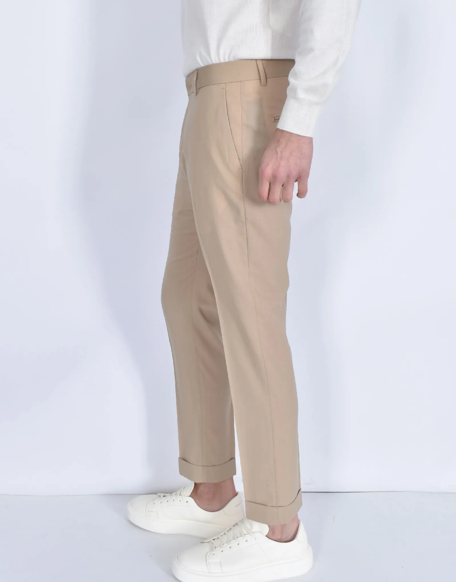 BE ABLE Pantaloni<Pantalone Alexander SHorter beige MT fresco lana