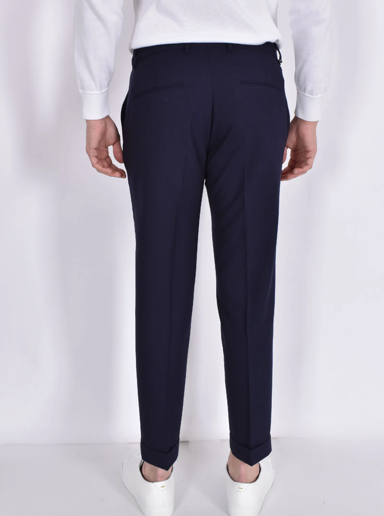 BE ABLE Pantaloni<Pantalone Alexander SHorter blu notte MT fresco lana