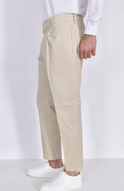 BE ABLE Pantaloni<Pantalone Andy regular beige stucco