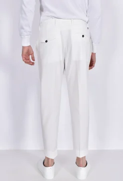 BE ABLE Pantaloni<Pantalone Andy regular tech bianco