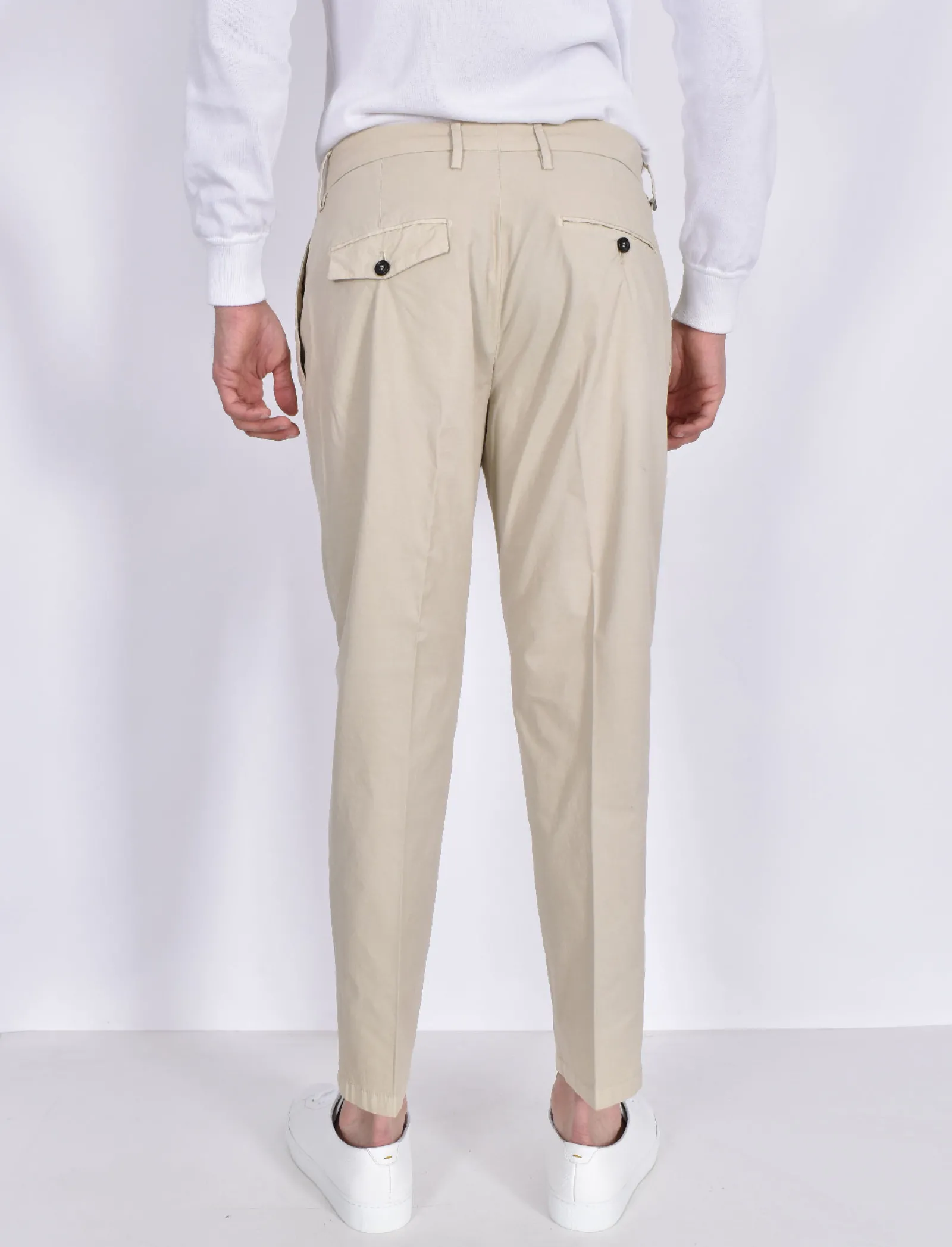 BE ABLE Pantaloni<Pantalone Andy regular beige stucco