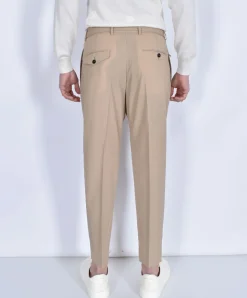 BE ABLE Pantaloni<Pantalone Andy Regular MT cinturino beige