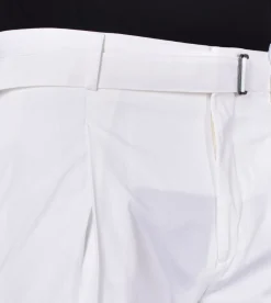 BE ABLE Pantaloni<Pantalone Andy regular bianco cinturino