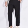 BE ABLE Pantaloni<Pantalone Edoardo 25s nero fresco lana vergine