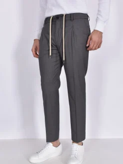 BE ABLE Pantaloni<Pantalone Riccardo grigio poliviscosa NCA