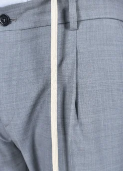 BE ABLE Pantaloni<Pantalone Riccardo grigio melange lacci