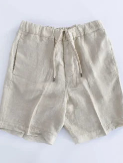 BE ABLE Bermuda<Pantalone Roland lino stucco