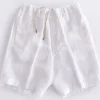 BE ABLE Bermuda<Pantalone Roland lino bianco