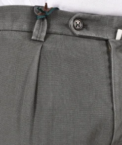 BERWICH Pantaloni<Pantalone fresco lana grigio pinces
