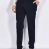 CIRCOLO 1901 Pantaloni<Pantalone chino piquet blu elastico