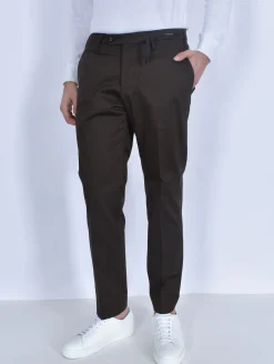 MICHAEL COAL Pantaloni<Pantalone marrone MC Brad capri
