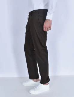 MICHAEL COAL Pantaloni<Pantalone marrone MC Brad capri