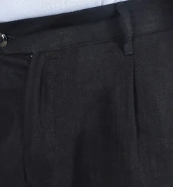 OFFICINA 36 Pantaloni<Pantalone lino nero