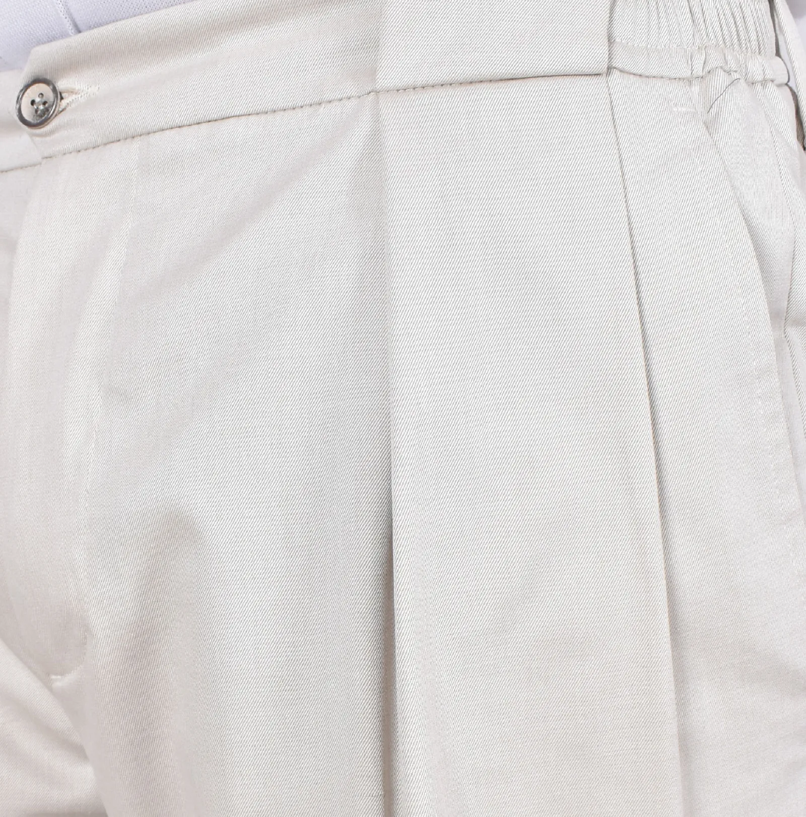 YES LONDON Pantaloni<Pantalone beige sabbia cotone fresco lana