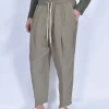 YES LONDON Pantaloni<Pantalone Japan largo corto verde