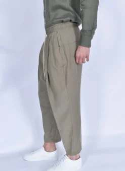 YES LONDON Pantaloni<Pantalone Japan largo corto verde