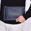 ORCIANI Pochette<Pochette micron blu navy